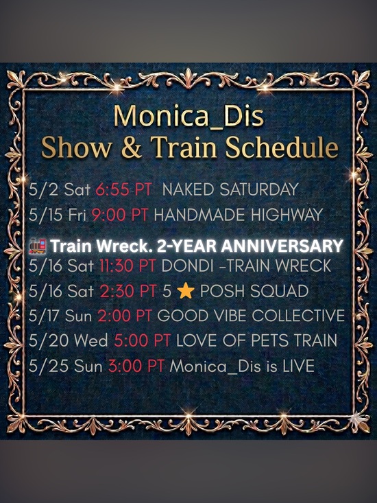 Monica_Dis Tops - Monica_Dis 😍 UPCOMING Raid Train and Co-Host Collaboration Events I'm Part Of💖